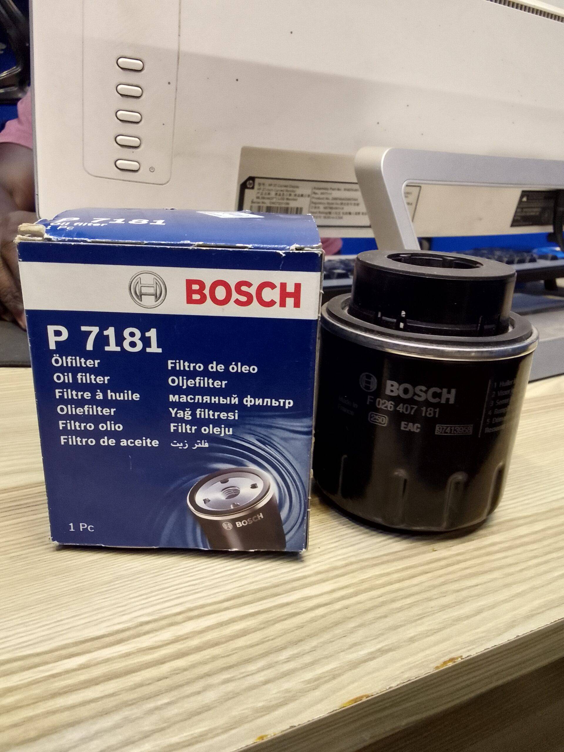 BOSCH P7181 VOLKSWAGEN PASSAT GOLF TIGUAN OIL FILTER