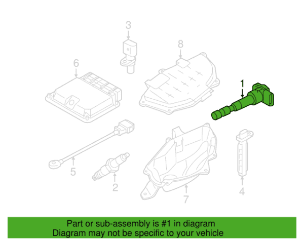 MEYLE AUDI A4 VOLKSWAGEN GOLF PASSAT IGNITION COIL COILS PART NO 114 885 0006 PRICE IN KENYA