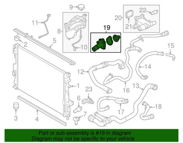 JAGUAR F-PACE X761 LAND ROVER DISCOVERY SPORT L550 THERMOSTAT PART NO LR027158 PRICE IN KENYA