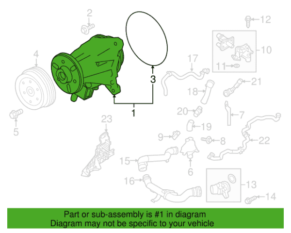JAGUAR XF XJ LAND ROVER DISCOVERY 4 RANGE ROVER SPORT L320 L494 WATER PUMP  PART NO LR013164 PRICE IN KENYA