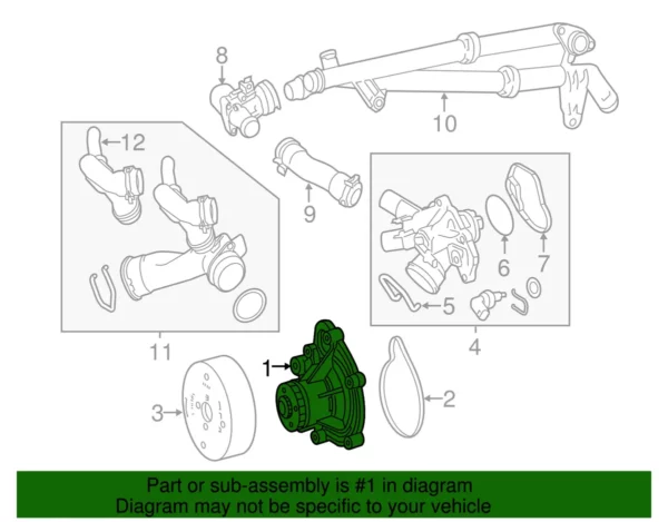 MERCEDES-BENZ W204 S204 W203 S203 W212 S212 WATER PUMP - SEAL PRICE IN KENYA