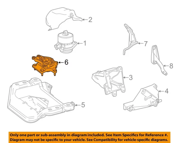 MERCEDES-BENZ E-CLASS W212 / S212 LEFT ENGINE MOUNTING  IN KENYA
